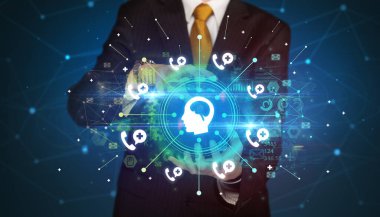 El ele tutuşan sağlık ikonları