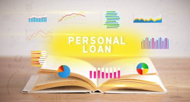 açık kitap, iş konsepti