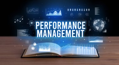 Açık bir kitaptan çıkan iş yazıları