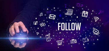 El ele tutuşan kablosuz çevre kavramı