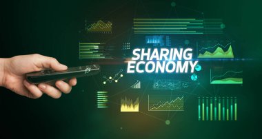 Kablosuz, çevresel, siber iş konsepti