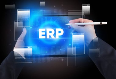 El tutuş tabletinin yakın plan görüntüsü