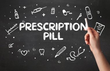 Hand drawing medical concept concept