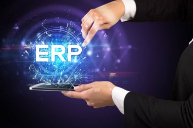 Kısaltmalı dokunmatik ekranın yakın plan görüntüsü.