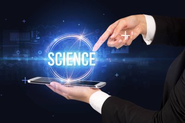 Dokunmatik ekran yakın plan, yeni teknoloji konsepti