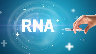 Virüs aşısıyla şırınga iğnesi