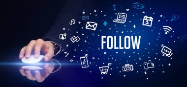 El ele tutuşan kablosuz çevre kavramı