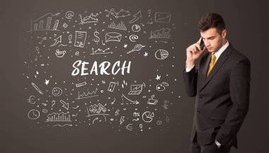 İşadamı eğitimsel yazıt kavramı ile düşünüyor