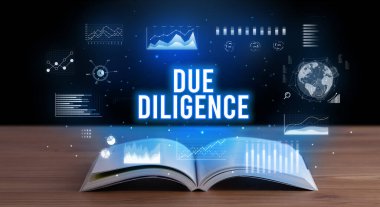 Açık bir kitaptan çıkan iş yazıları