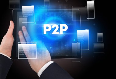 El tutuş tabletinin yakın plan görüntüsü