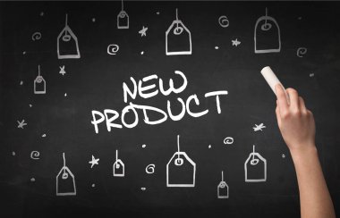 El çizimi çevrimiçi alışveriş kavramı