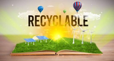 Açık kitap, yenilenebilir enerji kavramı
