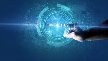 İş konseptine el sıkışma düğmesi