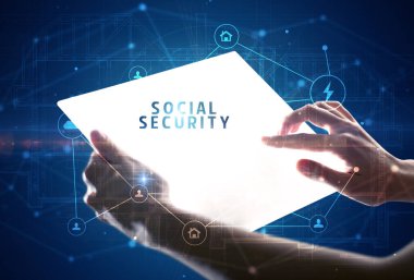 Fütürist tablet, güvenlik kavramı