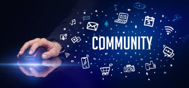 El ele tutuşan kablosuz çevre kavramı