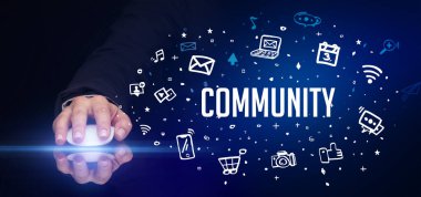 El ele tutuşan kablosuz çevre kavramı