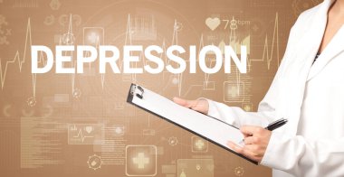 Genç doktor notlar yazıyor.