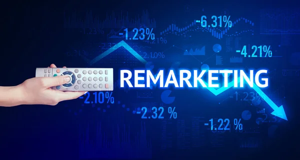 Férfi kézi vezeték nélküli perifériás — Stock Fotó