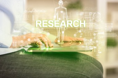 Elektronik tıbbi kayıt, teknoloji konsepti.