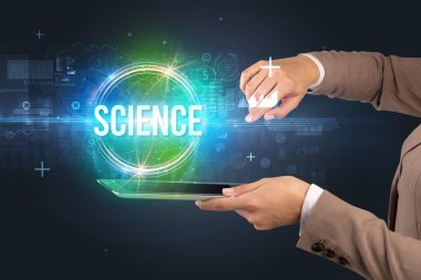 Dokunmatik ekran yakın plan, yeni teknoloji konsepti