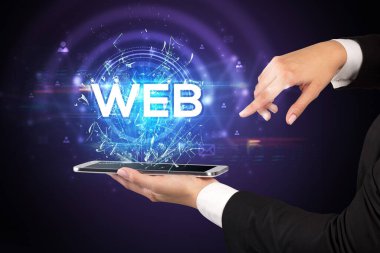 Kısaltmalı dokunmatik ekranın yakın plan görüntüsü.