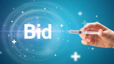 Virüs aşısıyla şırınga iğnesi