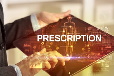 Elektronik tıbbi kayıt, teknoloji konsepti.