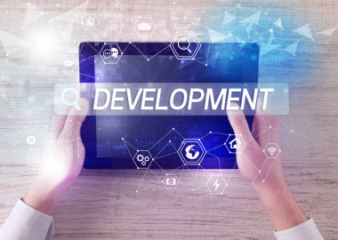 Bir tablet arama yazısını kapat