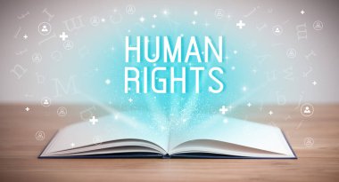 açık kitap, sosyal ağ konsepti