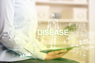 Elektronik tıbbi kayıt, teknoloji konsepti.