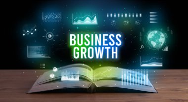 Açık bir kitaptan çıkan iş yazıları