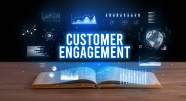 Açık bir kitaptan çıkan iş yazıları