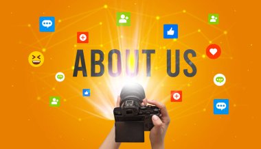 Sosyal medya içeriğini yakalamak için kamera kullanılıyor