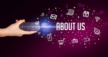 El ele tutuşan kablosuz çevre