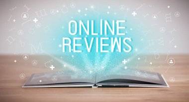 açık kitap, sosyal ağ konsepti