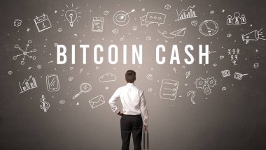 Bir iş adamının arkadan görünüşü