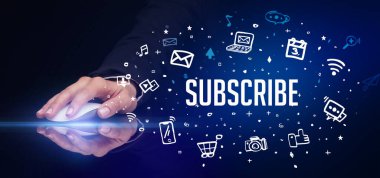 El ele tutuşan kablosuz çevre