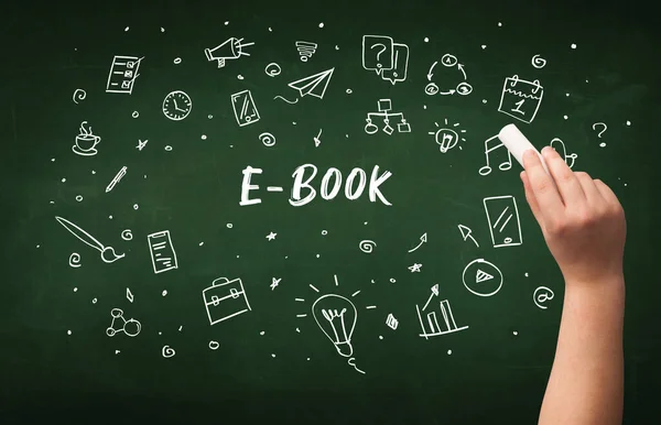 Hand drawing education concept concept — Foto Stock