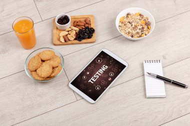 Sağlıklı Tablet Pc bileşimi, bağışıklık sistemi güçlendirme kavramı