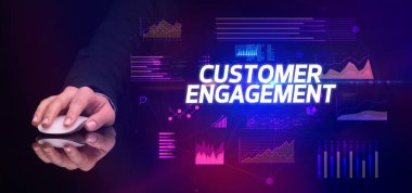 Kablosuz, çevresel, siber iş konsepti