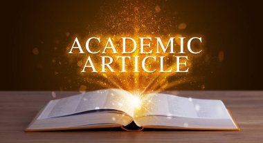 Açık bir kitaptan çıkan eğitici yazıtlar