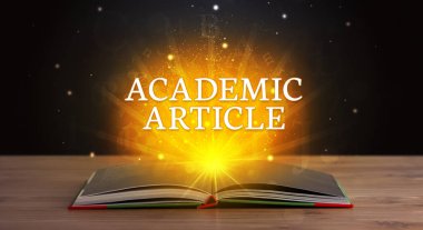 Açık bir kitaptan çıkan eğitici yazıtlar