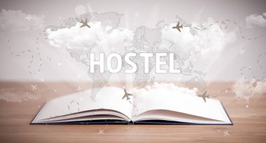 açık kitap, tatil konsepti