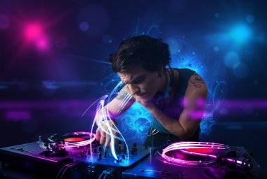 DJ müzik electro ışık efektleri ve ışıklar