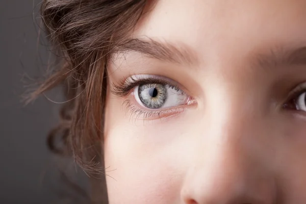 Portrait of a pretty girl  close up eye — Stock Photo, Image