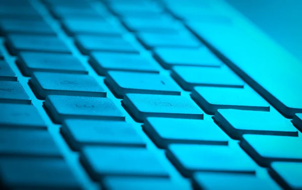 Keyboard close-up with copy space — Stock Photo, Image