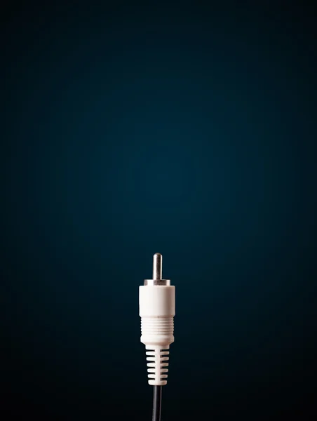 Електричний кабель з копіювальним простором — стокове фото