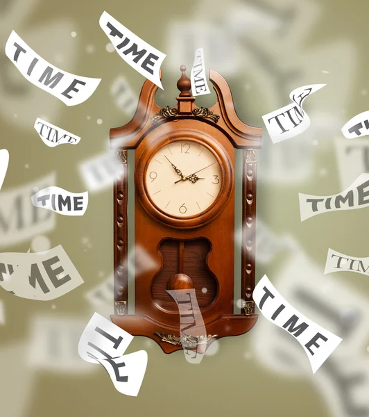 Koncepcja zegarmistrzowskich z czas odleci — Zdjęcie stockowe
