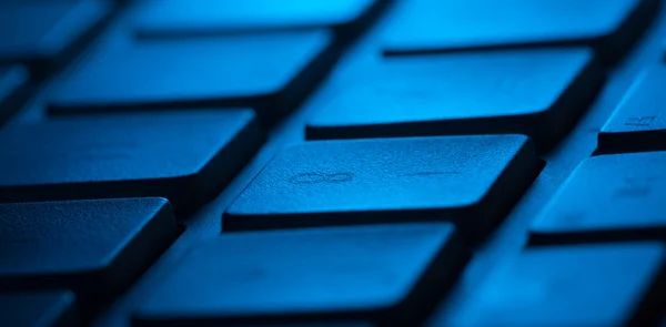 Keyboard close-up with copy space — Stock Photo, Image