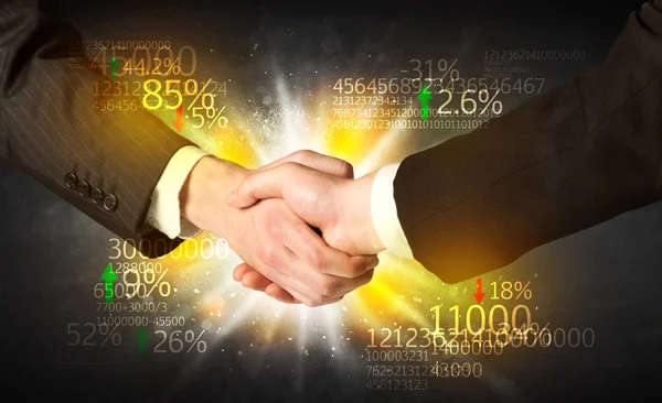 Ekonomika handshake — Stock fotografie